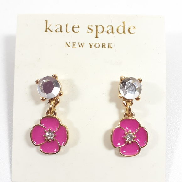 kate spade Jewelry - ♠️NWT Kate Spade Flower Dangle Earrings